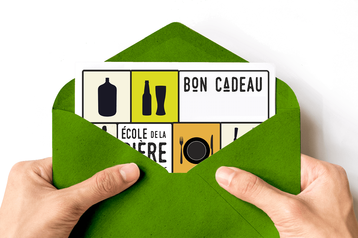 bon cadeau biere - gift card beer workshop